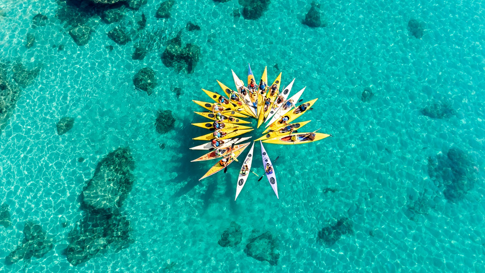 Momenti a bordo durante il tour