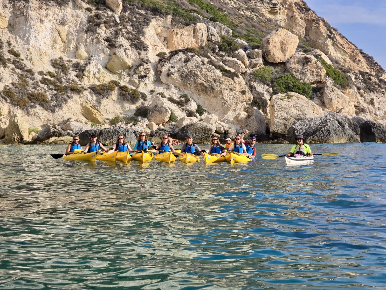 Relax durante l'escursione in kayak