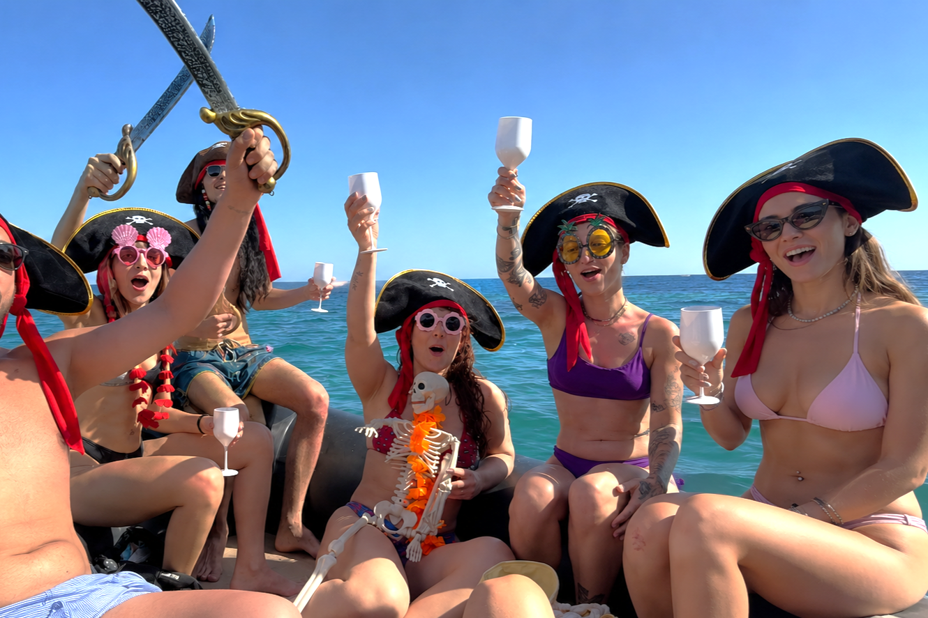 Tour in gommone con musica