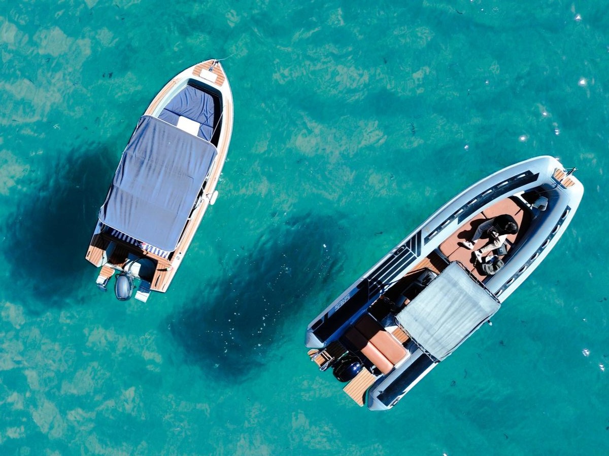 Relax in barca open durante il tour